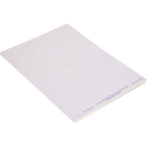 Etichetta laser Avery 63.5x29,6 mm 20 foglio 27 etichette per foglio d'argento