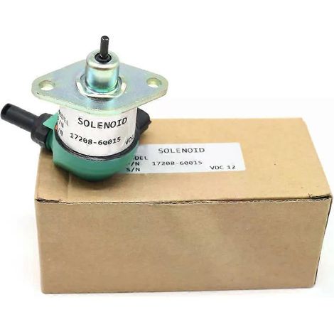 Électrovanne d'arrêt de carburant OEM 17208-60016 pour Kubota D905 D1005 D1105 17208-60010 FSL90-0020 17208-60015 1720860016 1720B-60010 (1/5)