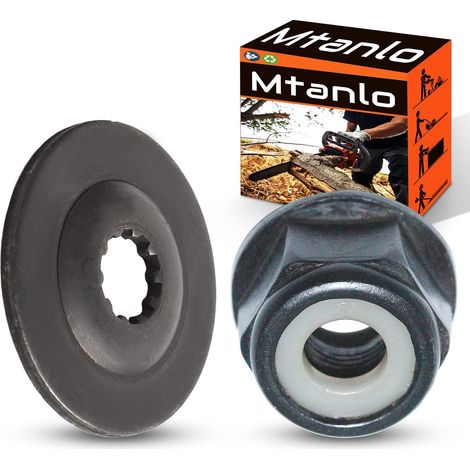 Kit d'adaptateur de lame Entretien pour Stihl FS88 FS90 FR106 FR108 FR220 FR350 FS120 FS200 Accessoires de haute qualité Pièces de rechange pour débroussailleuse avec collier d'écrou de disque conique (1/5)