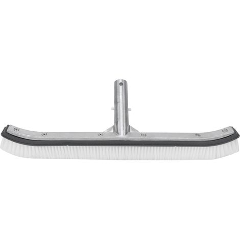 18-Zoll-Poolreinigungsbürste aus Aluminium, graues Zubehör