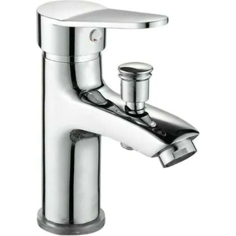 Mitigeur de douche, monotrou, eau chaude et froide, double usage, alliage (1/4)