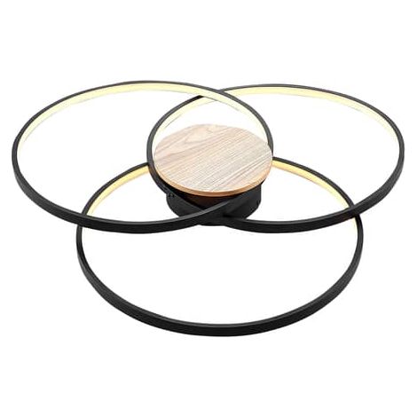 [GEBRAUCHT] B-Ware Lindby Riley Led Deckenlampe Dimmbar Schwarz Deckenlampe Deko Deckenlicht Led