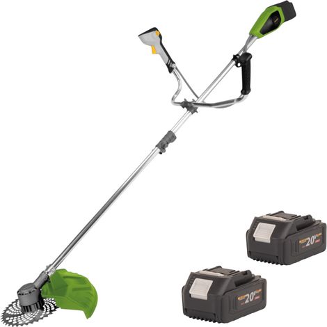 Desbrozadora a batería Procraft PTA-41-BB de 40 V (2 × 20 V), 420 mm, sin escobillas + 2 baterías de 4,0 Ah —sin cargador— (1/3)