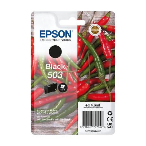 Epson 503 cartouche d'encre 1 pièce(s) Original Rendement standard Noir