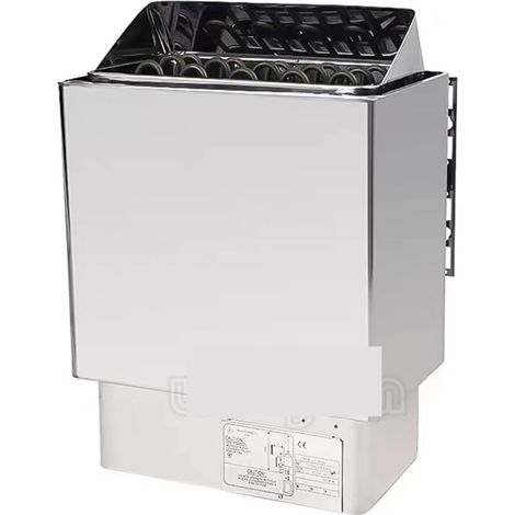 Poêle de sauna Poêle de sauna électrique, Chauffage de sauna en acier inoxydable, poêle de sauna électrique 4,5 kW/6 kW/8 kW/9 kW, équipement de sauna domestique et commercial Chauffe-sauna pour bain (1/5)