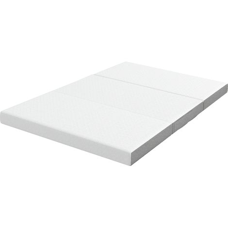 HOMCOM Materasso Pieghevole 195 x 120 cm con Rivestimento Lavabile (1/5)