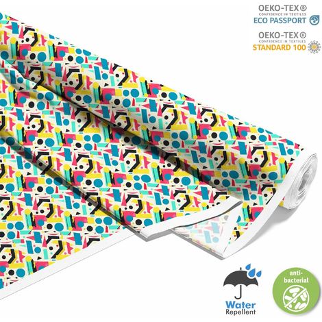 Dekorativer Outdoor-Stoff Oxford - Geometrisches Motiv I DX3123 (1/5)