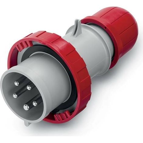 Optima 16a series flying plug 3p+n+t ip67 rojo 218.1637p