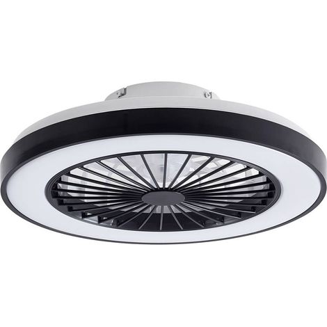 LED Ceiling Fans with Lightingdimmable 'Teleo' for Living Room & Dining Room (1/5)