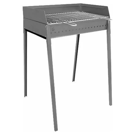 Lisa Vesuvio 60x40 barbecue portable au charbon de bois en fer aluminisé (1/5)