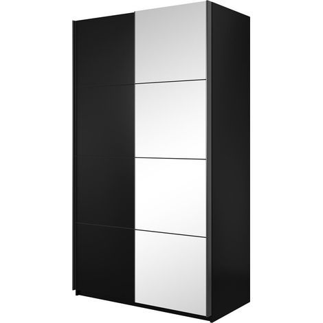 Armario Melvele 113 , 210x150x61cm, Puertas de armario: Correderas, Número de estantes: 0 (1/4)