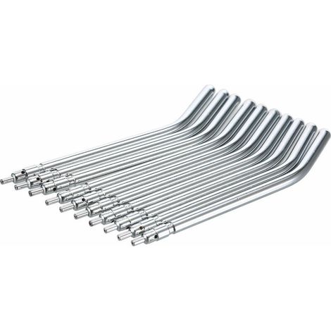 10 Pieces 3 Voies Dentaire Air Seringue A Eau Buses De Pulverisation Embouts Tube En Acier Inoxydable Seringue Buses De Pulverisation Embouts Pour Blanchiment Des Dents, Argent (1/5)