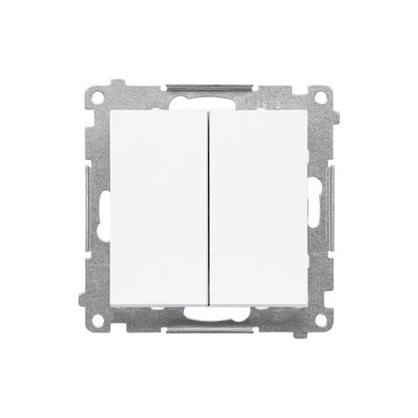 Interruptor de vela (módulo) 10 AX, 250 V, conectores rápidos: Blanco mate, SIMON55