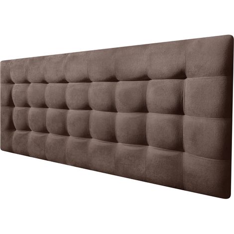 Cabecero Cama CANADÁ DELUXE tapizado tejido antimanchas Marrón 150x70cm (1/3)