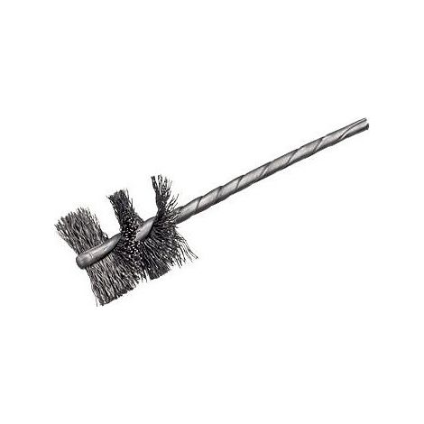 Brosse écouvillon HELITUF Ø 10x25x89 mm x acier ondulé AB 0.13 mm T égal à 3.18 mm boîte de 12 - 9907036022 OSBORN UNIPOL - OSBORN UNIPOL