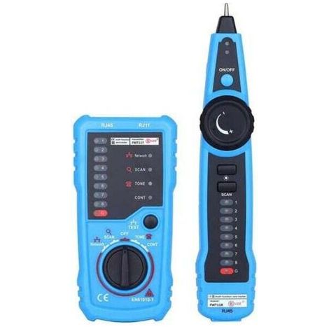 Testeur Câble Réseau RJ45 RJ11, Détecteur Multifonction Avec Sonde, Traceur Ligne Ethernet LAN Et Téléphone, Outil Maintenance