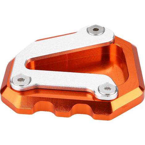 CNC-Seitenständer-Verlängerungsplatte für 790 Motorrad 2018–2019, Fußstützenvergrößerung, orange Farbe (1/5)