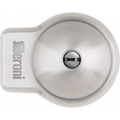 Meroni – Serrure UFO+ pour porte arrière utilitaire – Cylindre de sécurité en acier inoxydable – Montage rapide avec kit inclus