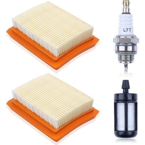 1 Kit Filtre à Air, Bougie d'allumage, Filtre à Essence pour Stihl FS120 FS200 FS250 FS300 (1/5)