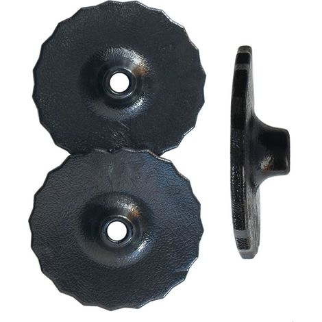 Rosettes de morsure en gel noir de 87 mm de diamètre