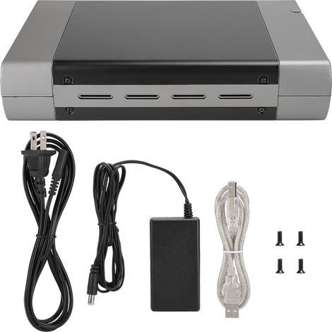 Boîtier externe pour lecteur optique 5,25 pouces, interface USB 2.0 et SATA, accessoire PC, alimentation 110-240V avec prise US (1/5)