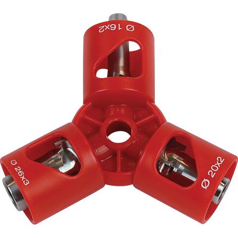 Comap – Outil de calibration triple 16-20-26 mm – Précision millimétrique pour ajustements – Compatible avec alésoirs pour bois dur