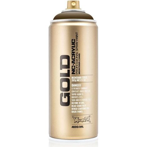 Bombe de peinture - Gold - Acrylique - Mushroom - G1260 - 400ml - Montana Cans
