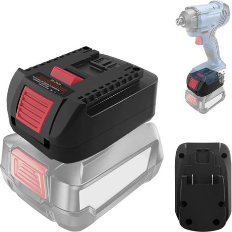 Akkuadapter BOSC18B für Bosch 18V PBA-Akkus – Kompatibel mit Bosch Professional 18V-Werkzeugen – Tiefentladeschutz (1/5)