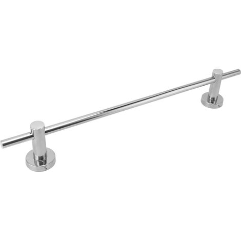 Porte-serviettes simple en acier inoxydable 304 pour salle de bain, accessoire de salle de bain, porte-serviettes sans clous, finition brossée (1/5)