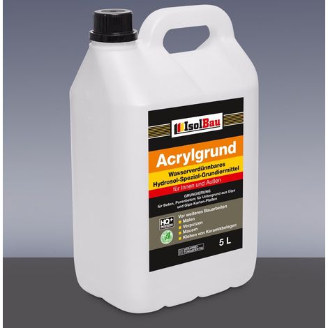 IsolBau Acryl-Tiefengrundierung Acrylgrund 5 L