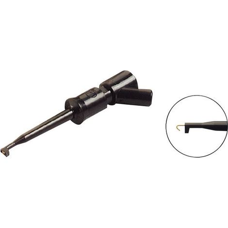 SKS Hirschmann KLEPS 2 BU Sonda Connettore 2 mm CAT I Nero
