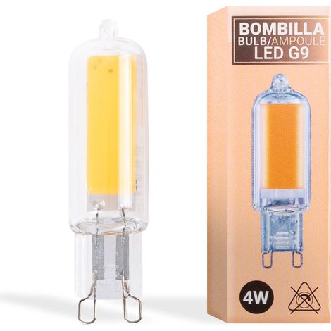 Ampoule LED G9 4W - COB - 360º - 220-240V AC - Blanc Neutre
