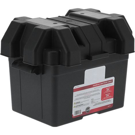 Multifunktionale Batterieaufbewahrungsbox, großes Fassungsvermögen mit Gurt, universell einsetzbar für Auto, LKW, Boot und Wohnmobil (1/5)