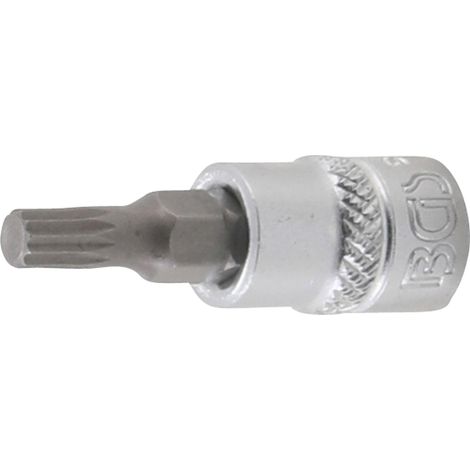 Punta de vaso entrada 6,3 mm (1/4") dentado múltiple interior (para XZN) M5