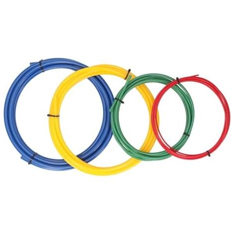 4 m – en plastique PE – Manchon de cintrage intégré – Lot de 4 cintreuses de tuyaux en cuivre pour climatisation (1/5)