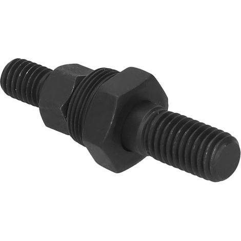 Tête de rivet M10 lisse, installation manuelle, pièce industrielle moulée d'une pièce en noir (1/5)
