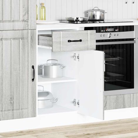 Maison Exclusive - Base da Cucina Lucca Grigio Sonoma in Legno Multistrato