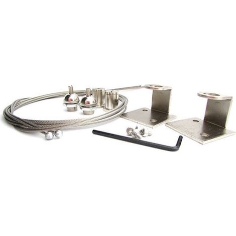 Kit Staffe Fissaggio A Sospensione Per Lampada Plafoniera Led Codice SV1260