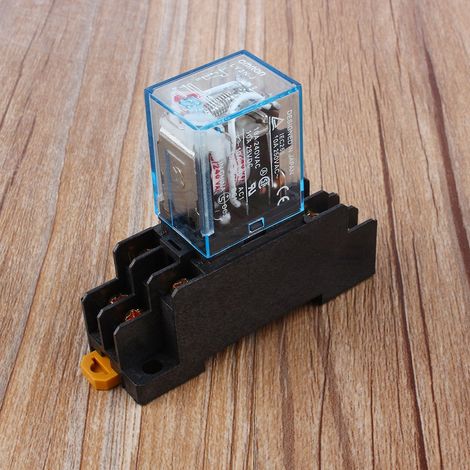 Nuevo relé de potencia de bobina de CA DPDT de 220 V y 10 A LY2NJ HH62P HHC68A-2Z con