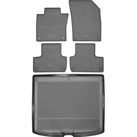 Volvo XC60 I / XC60 SUV ab 2017 SET - Gummifußmatten + Kofferraummatte (1/5)
