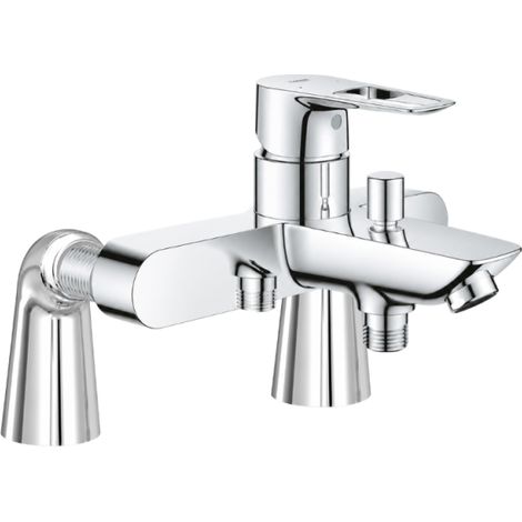 Mezclador mecánico de baño Grohe Start Loop con tuberías de alimentación Idro'Flex (1/4)
