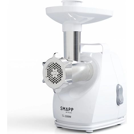 Picadora de carne blanca SMAPP 490.8 de 2200 W con asa.