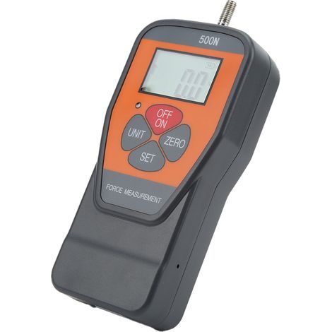 RuoShui 500N Tragbarer digitaler Dynamometer mit hintergrundbeleuchtetem LCD-Display und 100–240-V-Wechselstromstecker (1/5)