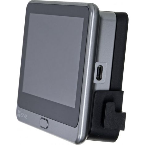 Ezviz – Judas avec interphone vidéo intégré DP2 – Installation sans fil sur porte d'entrée – Écran tactile 4,3 pouces – Vision nocturne 166°