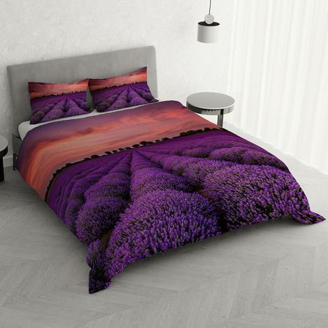 Housse de Couette Goodnight, Polyester, Lavender, 2 Places (1/5)