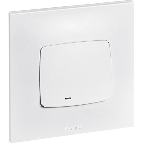 [JAMAIS UTILISÉ] Interrupteur va et vient lumineux 10A complet - Neptune - Blanc - Legrand