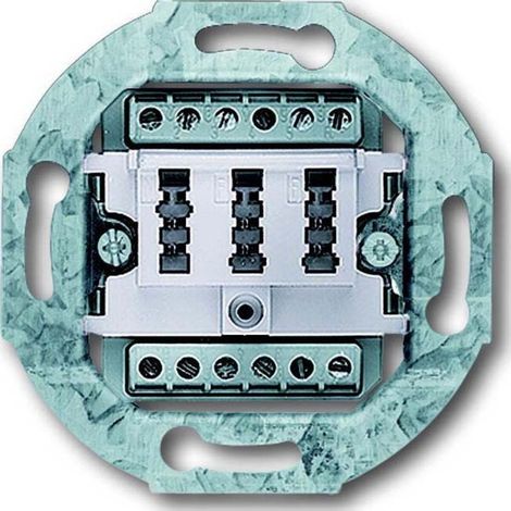 Busch-Jaeger TAE-Anschlussdose aws 2x6/6 NFF 0242/04 (1/3)
