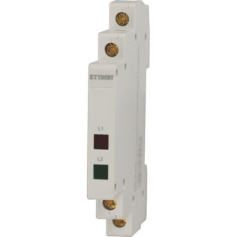 ETTROIT JXB1D-200 Indicatore Luminoso LED Due Fasi per Guida DIN Spia di Segnalazione GIALLO (1/3)