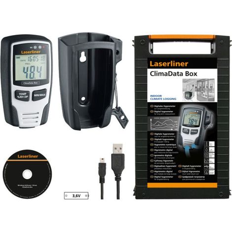 Higrómetro laserliner climadata box interfaz USB alarma (1/4)