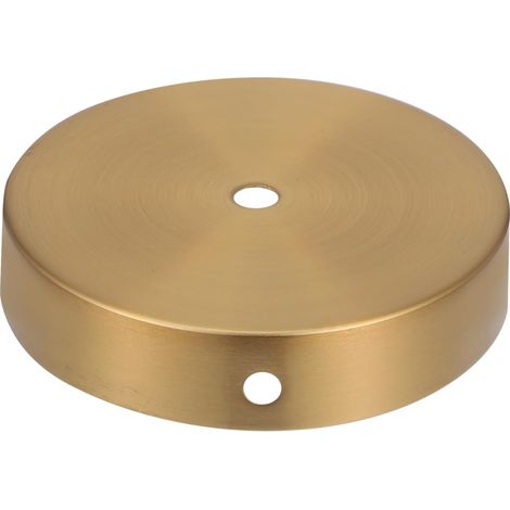 1 Base De Lampe Métal Rond, Support Stable Fer Doré, Pour Lampe Chevet Et Décoration Salon